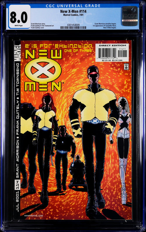 New X-Men #114 CGC 8.0 - Marvel Comics 7/01