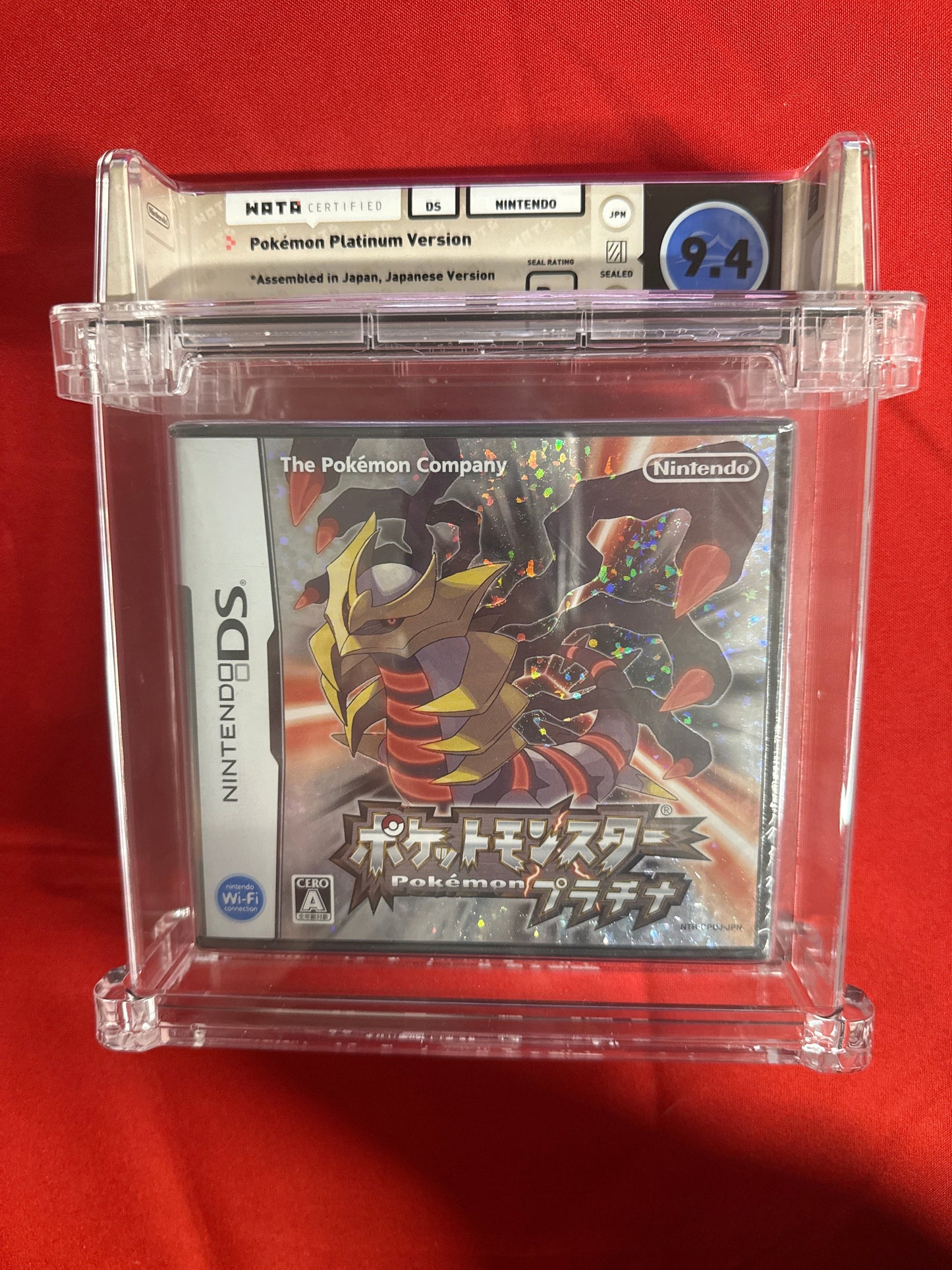 Pokémon Platinum Version WATA 9.4 B+ - Nintendo DS