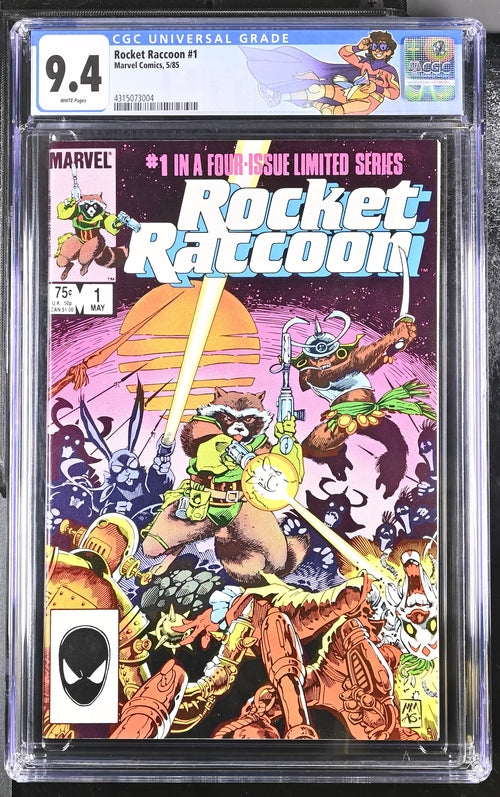 Rocket Raccoon #1 CGC 9.4 - Marvel Comics 5/85