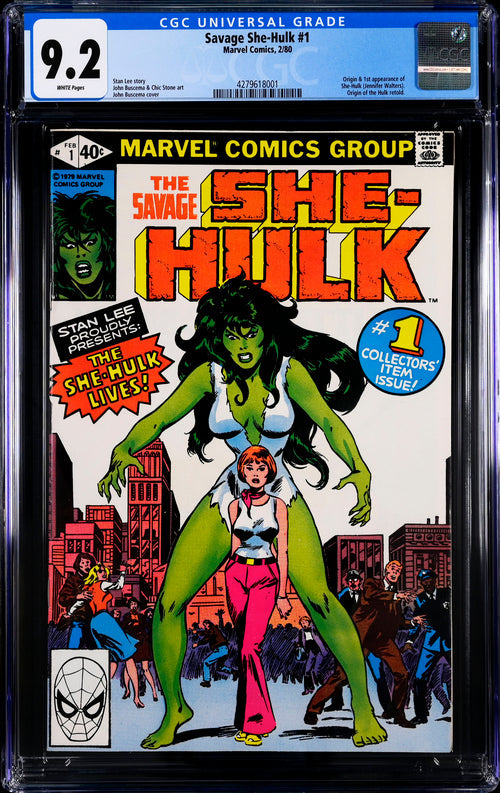 Savage She-Hulk #1 CGC 9.2 - Marvel Comics 2/80