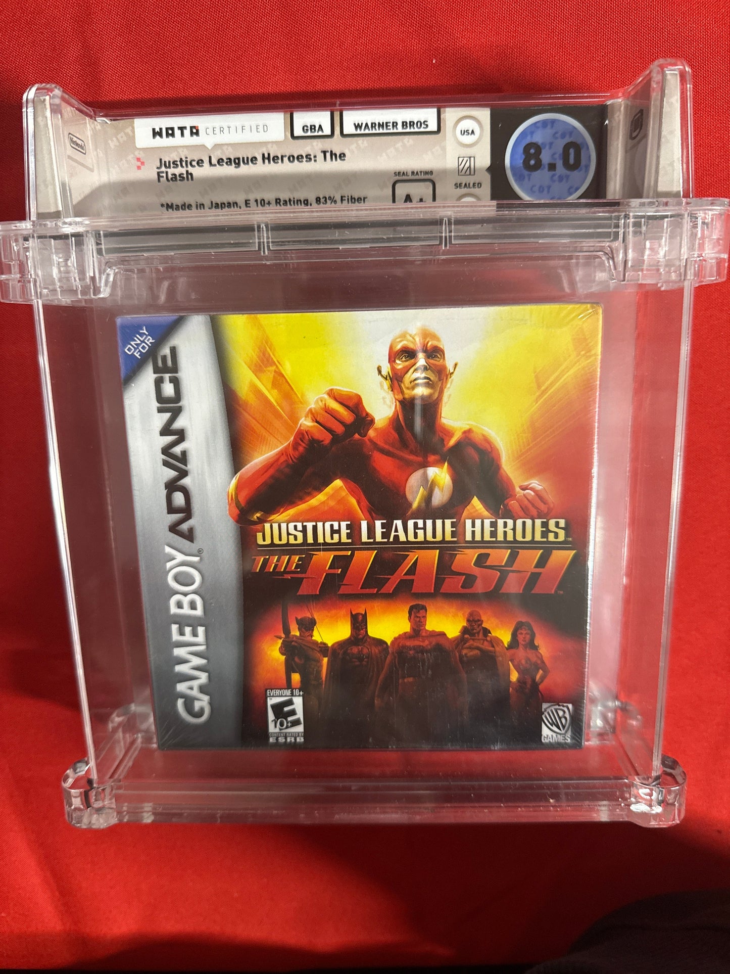 Justice League Heroes: The Flash WATA 8.0 A+ - Nintendo GBA