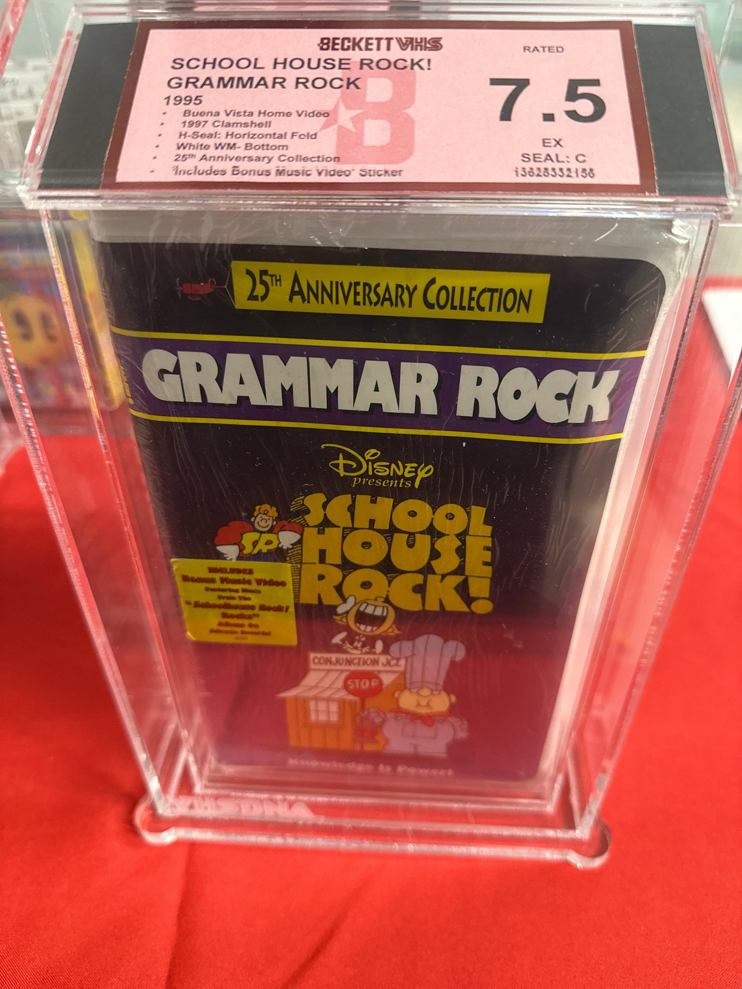 School House Rock! Grammar Rock 1995 Beckett VHS 7.5 EX