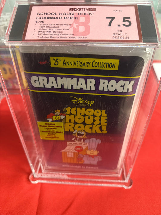 School House Rock! Grammar Rock 1995 Beckett VHS 7.5 EX