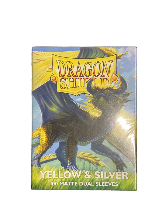 Dual yellow and Silver 100 CT Dragon Sleeves