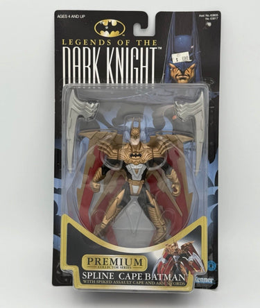 1996 Hasbro Legends Of The Dark Knight Spline Cape Batman MOC