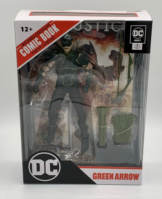 GREEN ARROW McFarlane Toys DC Direct Page Punchers Injustice 2 Action Figure