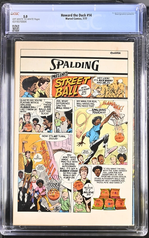 Howard The Duck #14 CGC 5.0 - Marvel Comics 7/77