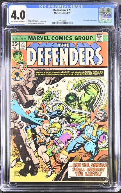 Defenders #23 CGC 4.0 - Marvel Comics 5/75