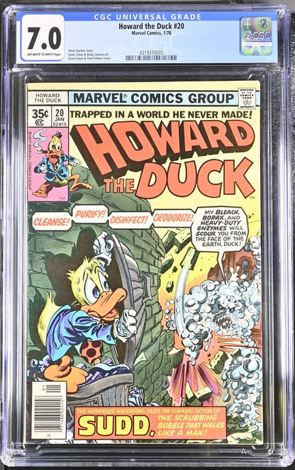 Howard The Duck #20 CGC 7.0 - Marvel Comics 1-78