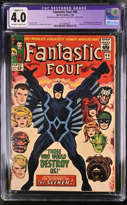 Fantastic Four #46 CGC Restored 4.0 - Marvel Comics 1/66