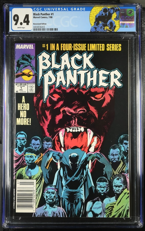 Black Panther #1 Newsstand Edition CGC 9.4 - Marvel Comics 7/88