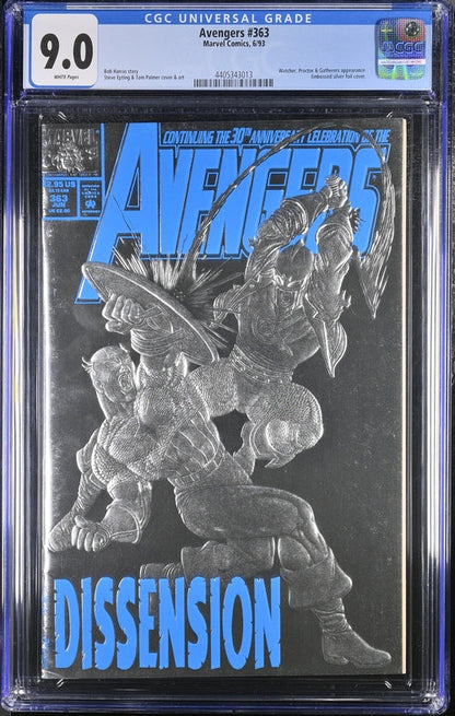 Avengers #363 CGC 9.0 - Marvel Comics 6/93