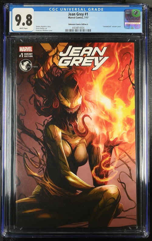 Jean Grey #1 Unknown Comics Edition A CGC 9.8 - Marvel Comics 7/17