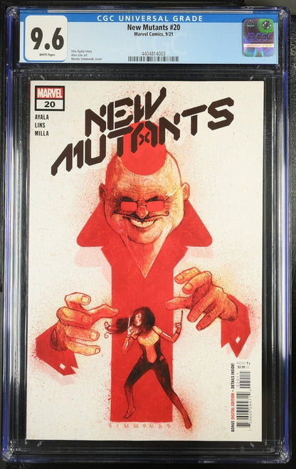 New Mutants #20 CGC 9.6 - Marvel Comics 9/21