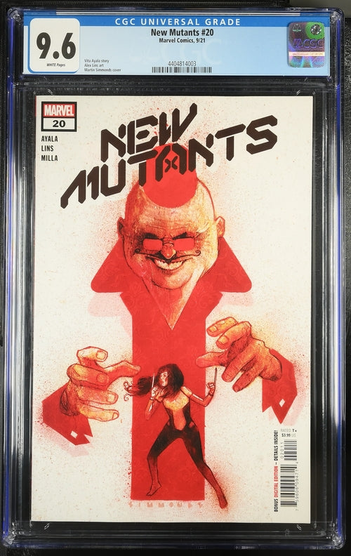 New Mutants #20 CGC 9.6 - Marvel Comics 9/21