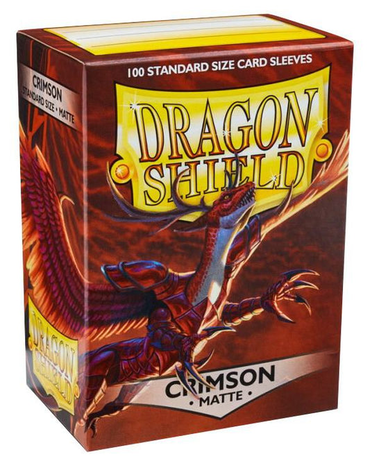 - Crimson (100-Pack)
Dragon Shield Matte Sleeves -