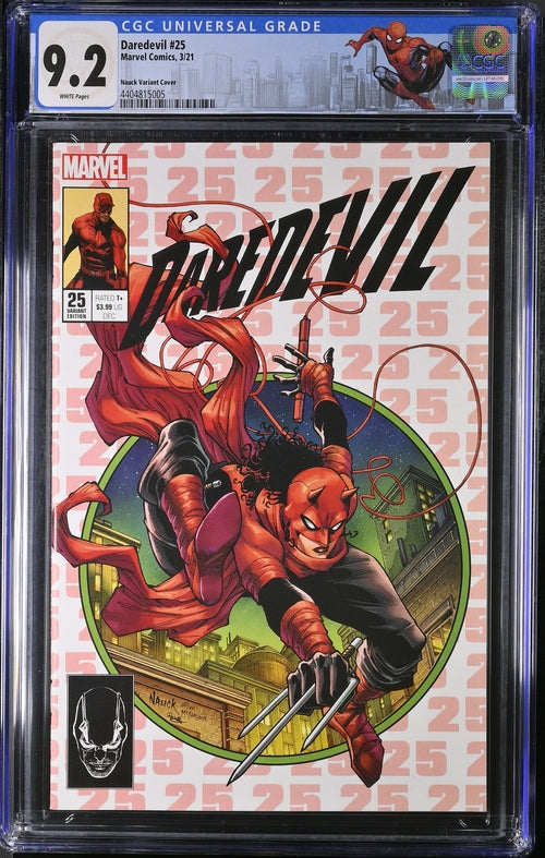 Daredevil #25 Nauck Variant Cover CGC 9.2 - Marvel Comics 3/21