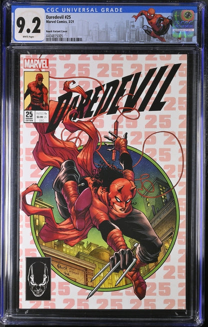Daredevil #25 Nauck Variant Cover CGC 9.2 - Marvel Comics 3/21
