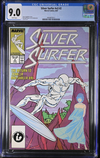Silver Surfer v3 #2 CGC 9.0 - Marvel Comics 8/87