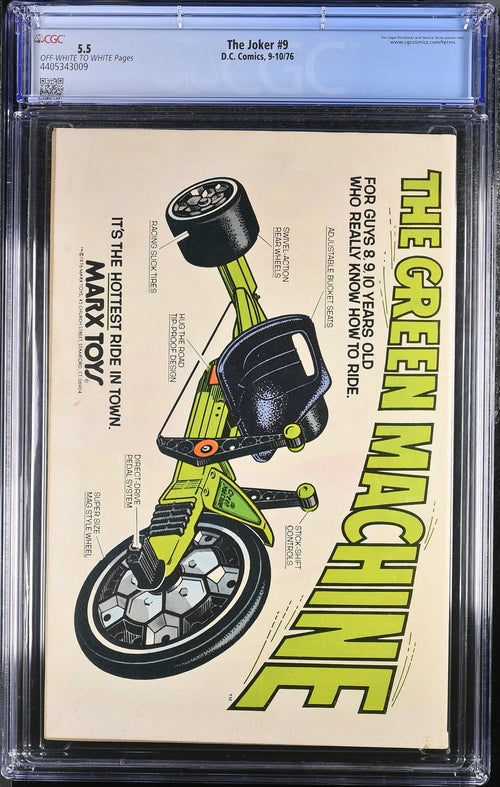 The Joker #9 CGC 5.5 - DC Comics 9-10/76