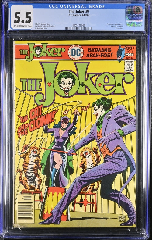 The Joker #9 CGC 5.5 - DC Comics 9-10/76