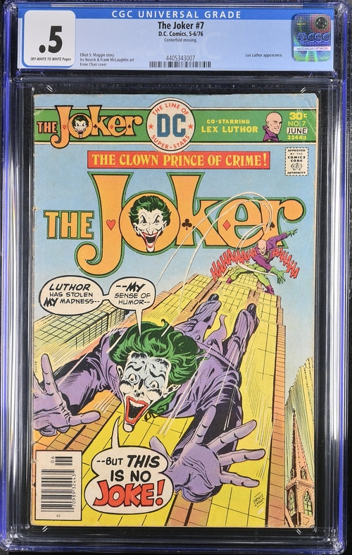 The Joker #7 CGC .5 - DC Comics 5-6/76
