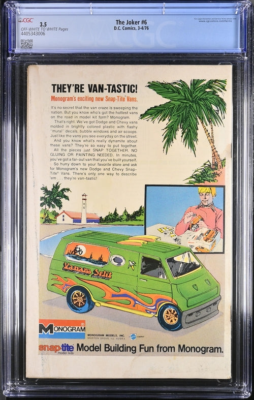 The Joker #6 CGC 3.5 - DC Comics 3-4/76