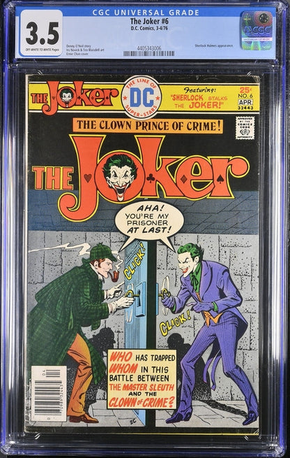 The Joker #6 CGC 3.5 - DC Comics 3-4/76