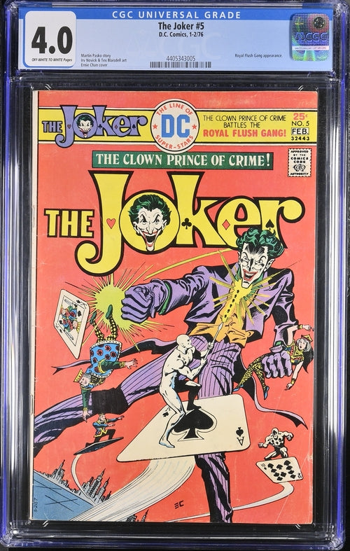 The Joker #5 CGC 4.0 - DC Comics 1-2/76