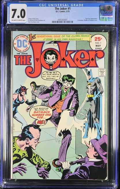 The Joker #1 CGC 7.0 - DC Comics 5/75