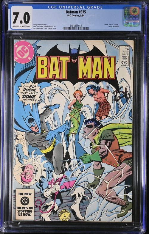 Batman #375 CGC 7.0 - DC COMICS 9/84
