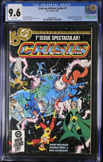 Crisis on Infinite Earths #1 CGC 9.6 - DC Comics 4/85