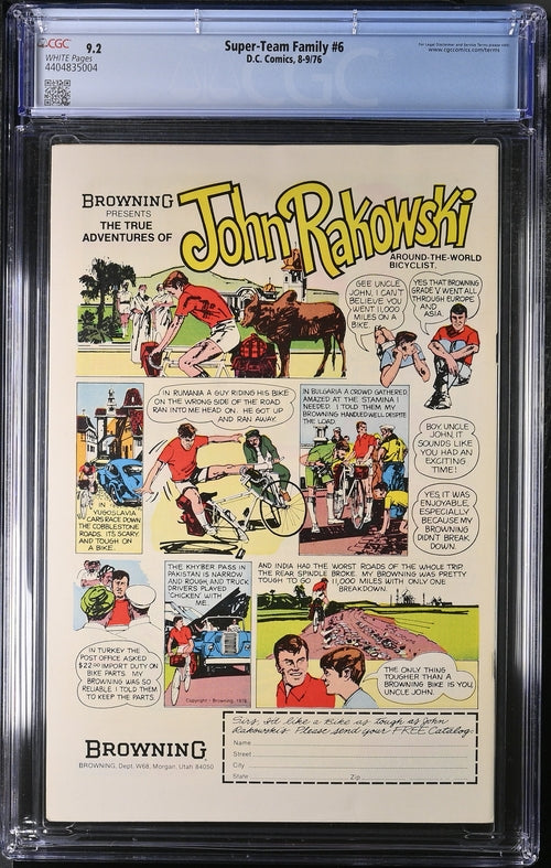 Super-Team Family #6 CGC 9.2 - DC Comics 8-9/76