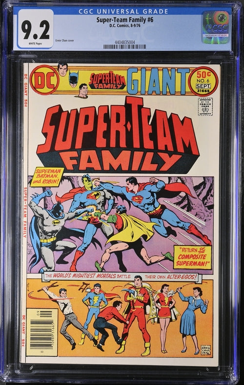 Super-Team Family #6 CGC 9.2 - DC Comics 8-9/76