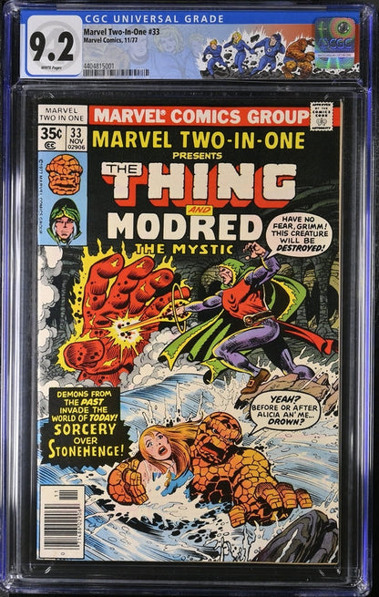 Marvel Two-In-One  #33 CGC 9.2 - Marvel Comics 11/77