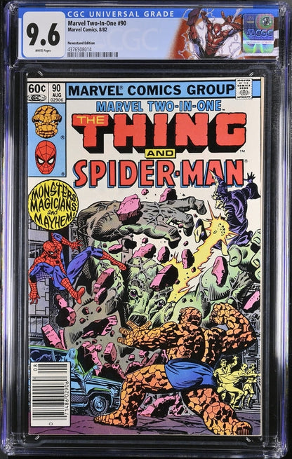 Marvel Two-In-One #90 Newsstand Edition CGC 9.6 - Marvel Comics 8/82