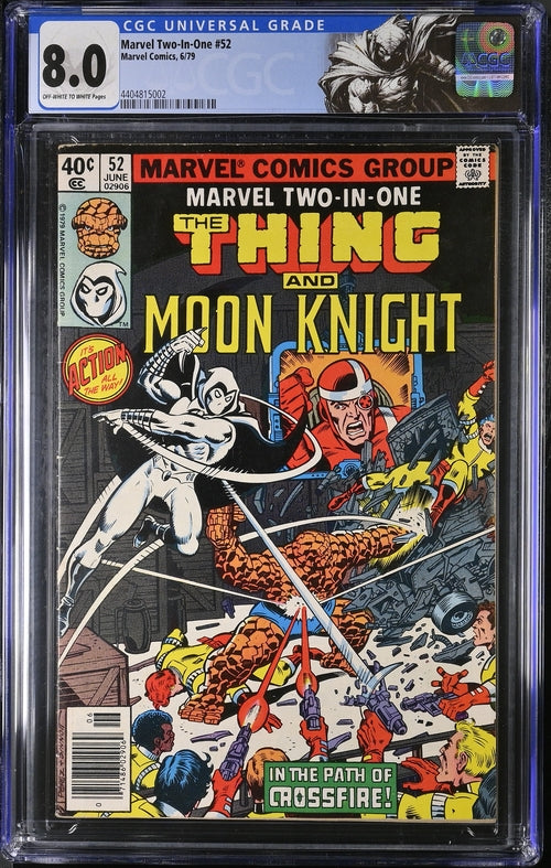 Marvel Two-In-One #52 CGC 8.0 - Marvel Comics 6/79