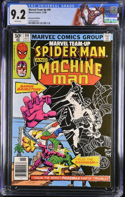 Marvel Team Up #99 Newsstand Edition CGC 9.2 - Marvel Comics 11/80
