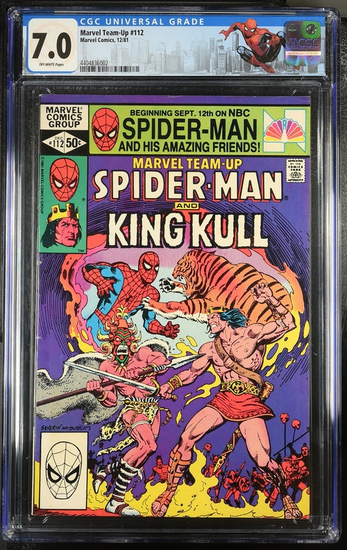 Marvel Team Up #112 CGC 7.0 - Marvel Comics 12/81