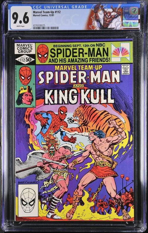 Marvel Team Up #112 CGC 9.6 - Marvel Comics 12/81