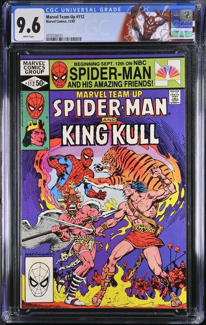 Marvel Team Up #112 CGC 9.6 - Marvel Comics 12/81