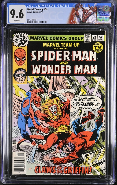 Marvel Team Up #78 CGC 9.6 - Marvel Comics 2/79