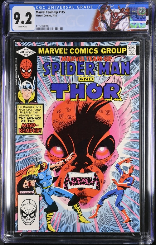 Marvel Team Up #115 CGC 9.2 - Marvel Comics 3/82