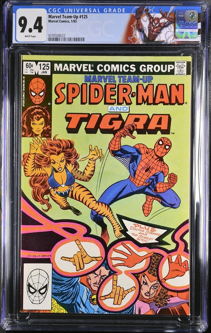 Marvel Team Up #125 CGC 9.4 - Marvel Comics 1/83