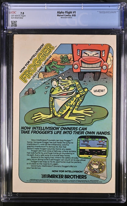 Alpha Flight #1 Newsstand Edition CGC 7 - Marvel Comics 8/83