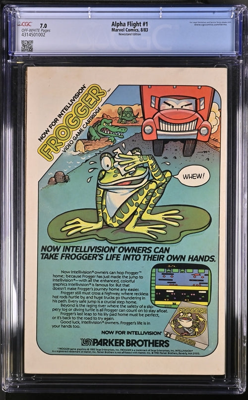 Alpha Flight #1 Newsstand Edition CGC 7 - Marvel Comics 8/83