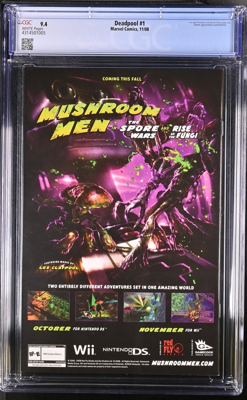 Deadpool #1 CGC 9.4 - Marvel Comics 11/08