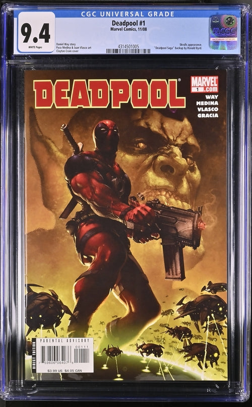 Deadpool #1 CGC 9.4 - Marvel Comics 11/08