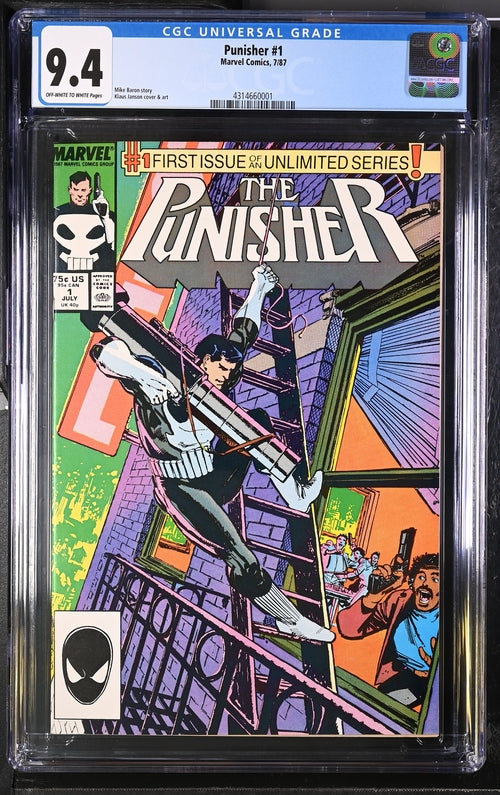 Punisher #1 CGC 9.4 - Marvel Comics 7/87