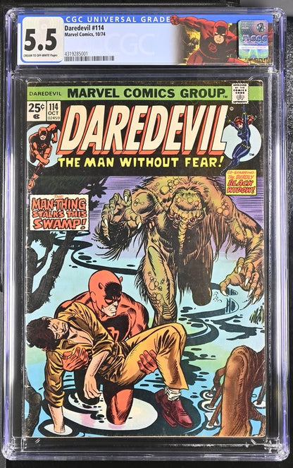 Daredevil #114 CGC 5.5 - Marvel Comics 10/74